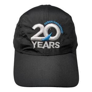 Akron Marathon 20 Years Strapback Baseball Cap Black One Size Leslie Jordan